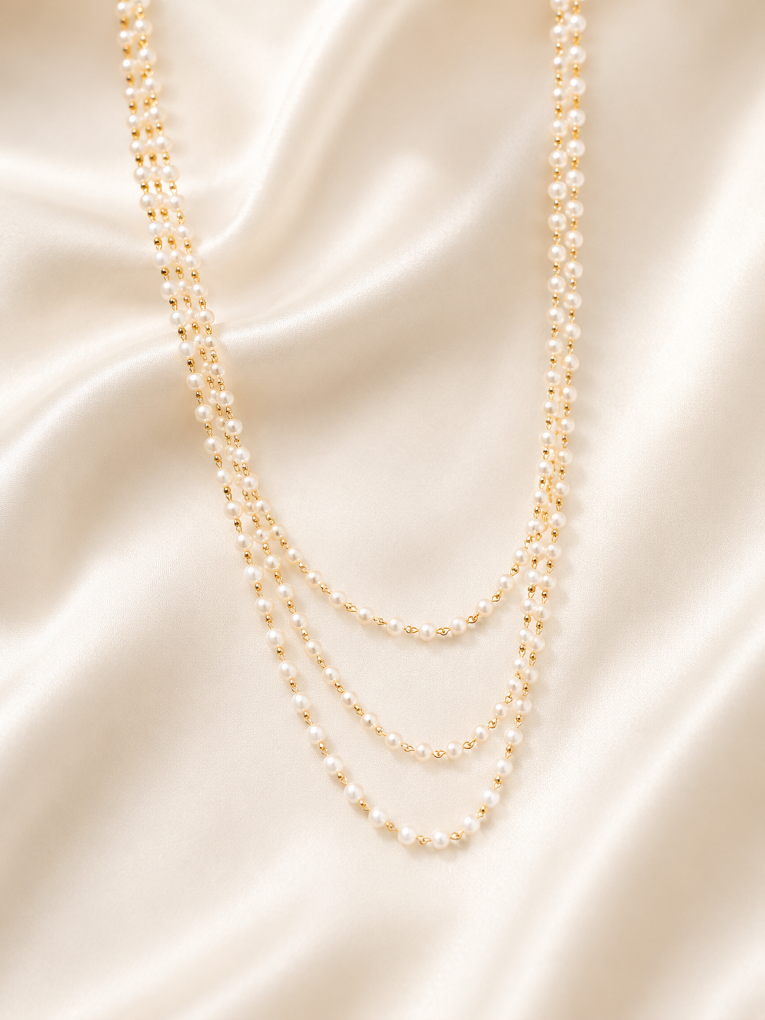 Collier Triple Perles EVENA