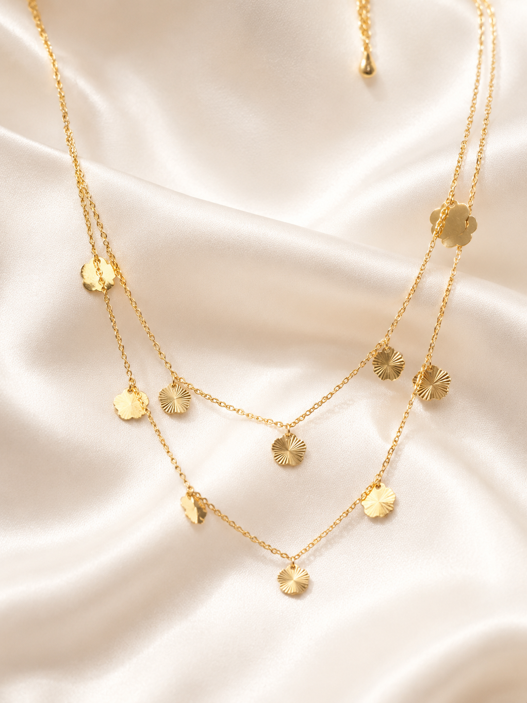 Collier Double Breloques EVENA