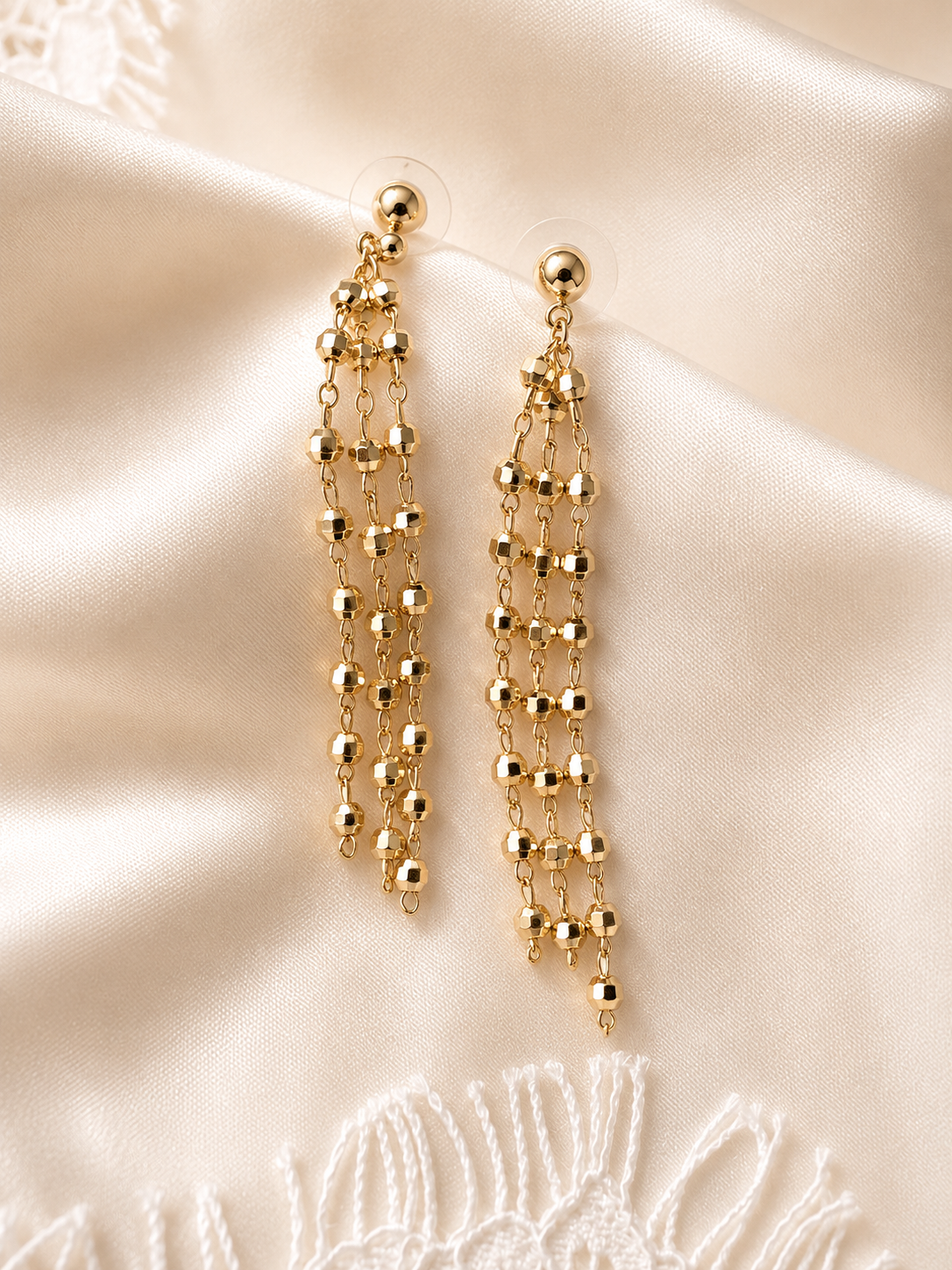 Boucles Cascade Dorée EVENA