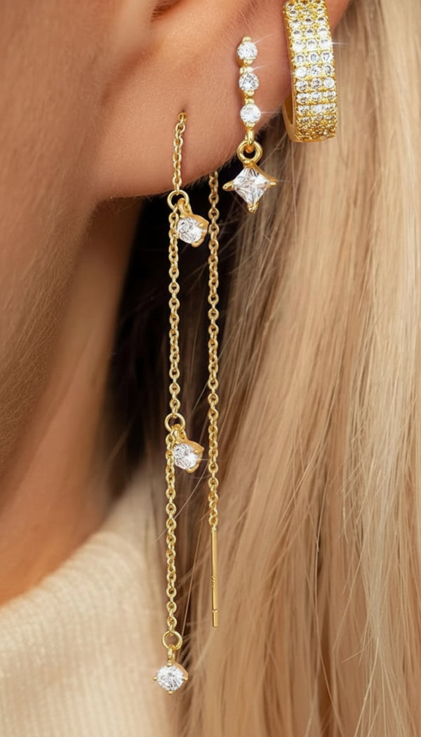 Boucles d'oreilles créoles dorées