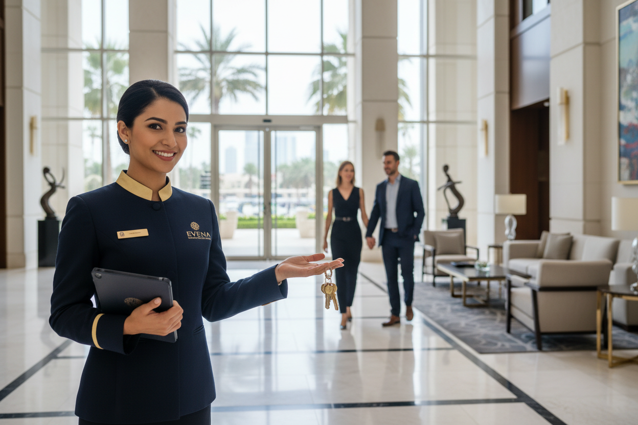 Accueil conciergerie EVENA - Entrée