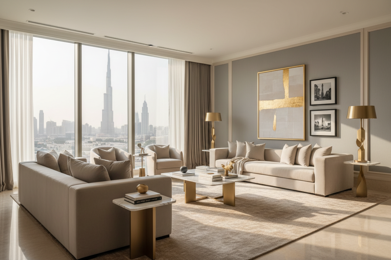 Intérieur luxe Dubai EVENA